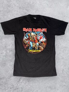 Iron Maiden The Trooper Graphic Tee - Medium Black Heavy Metal